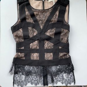 BCBG Maxazria Runway Lace Top